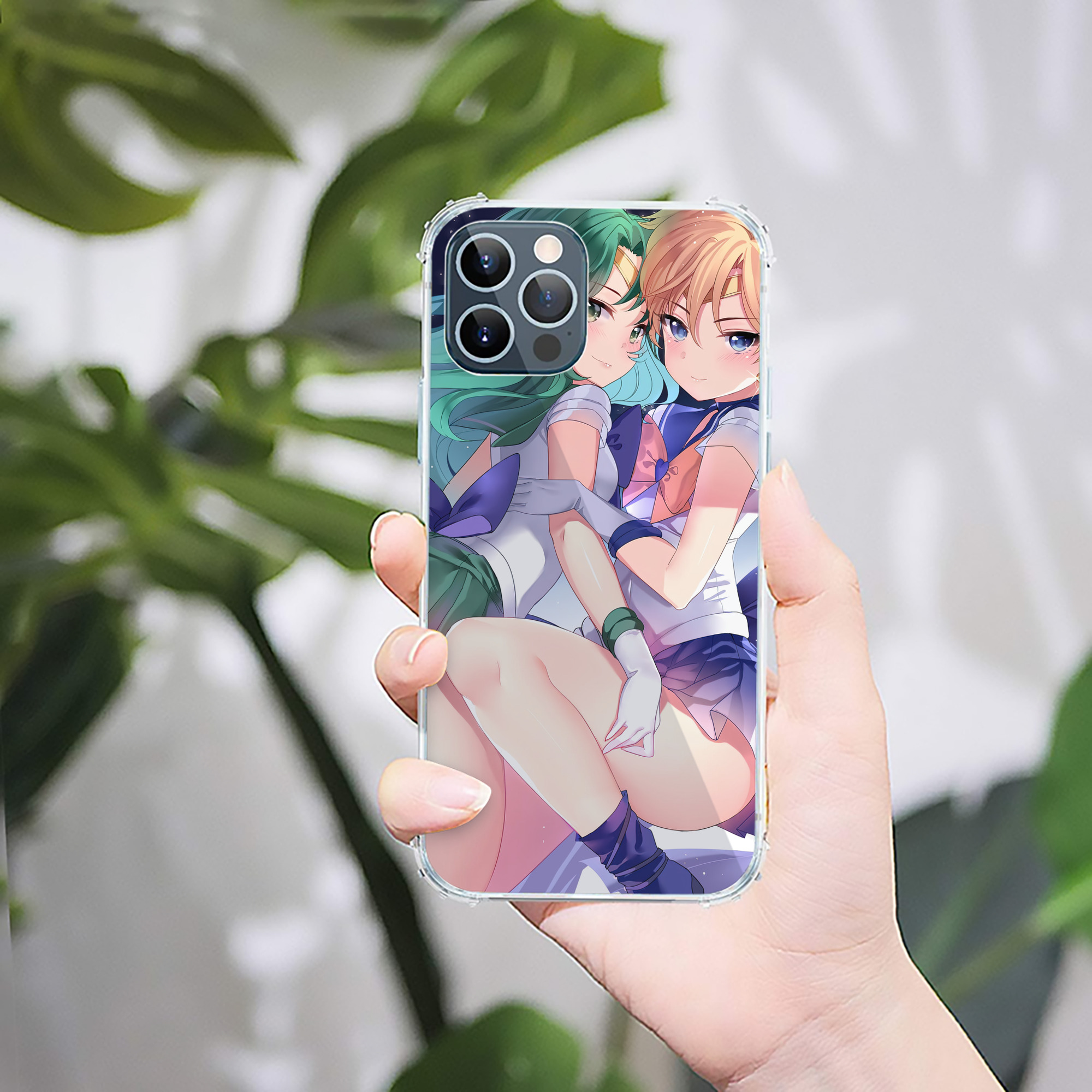 （画像用） 美少女戦士セーラームーン Sailor Moon 【iPhone 12シリーズ対応】透明スマホケース（クリアソフトケース）